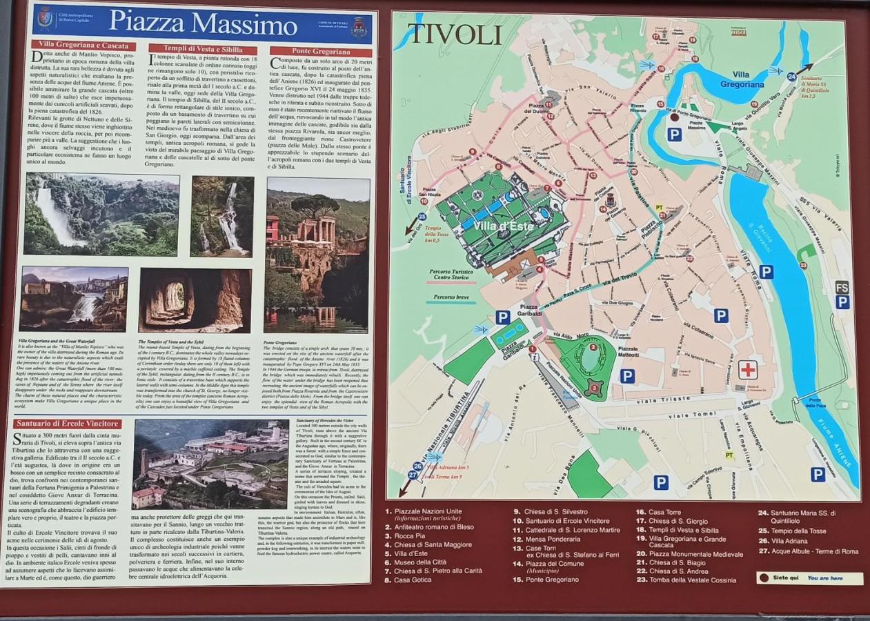 Alla Fontana Di Gemma Via Dei Sosii 69 Apartman Tivoli Kültér fotó